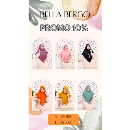 Diskon 10% Bergo Bella by Alfasa Hijab