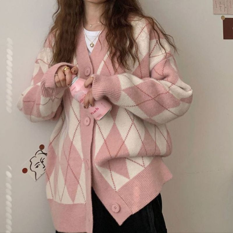 M FESYEN HACA KOREAN CARDIGAN IMPORT KNIT RAJUT OOTD KOREAN STYLE CARDIGAN JUMBO TEBAL OVERSIZE KORE