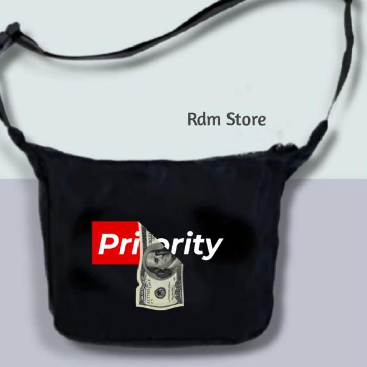 (SALE) Tas selempang pria murah Sling bag cowok distro anti air waterproof Original Sling Bag Wanita