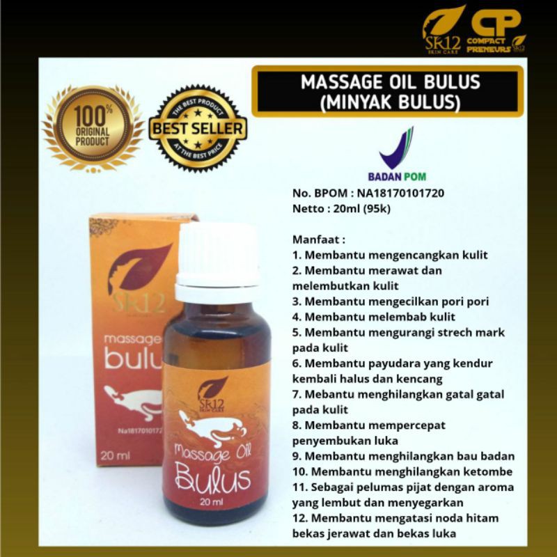 Minyak Bulus Bulus SR12 Massage Oil Bulus SR12Rokanhulu SR12Riau