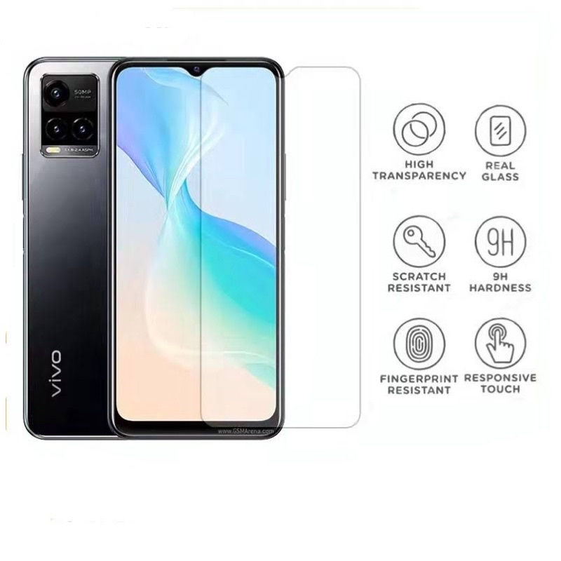 TEMPERED GLASS 2.5D VIVO Y21S Y21 Y12S Y33S Y15S Y12i Y15 Y17 Y19 Y20 Y20i Y20S Y30 Y50 Y31 Y55 Y83 