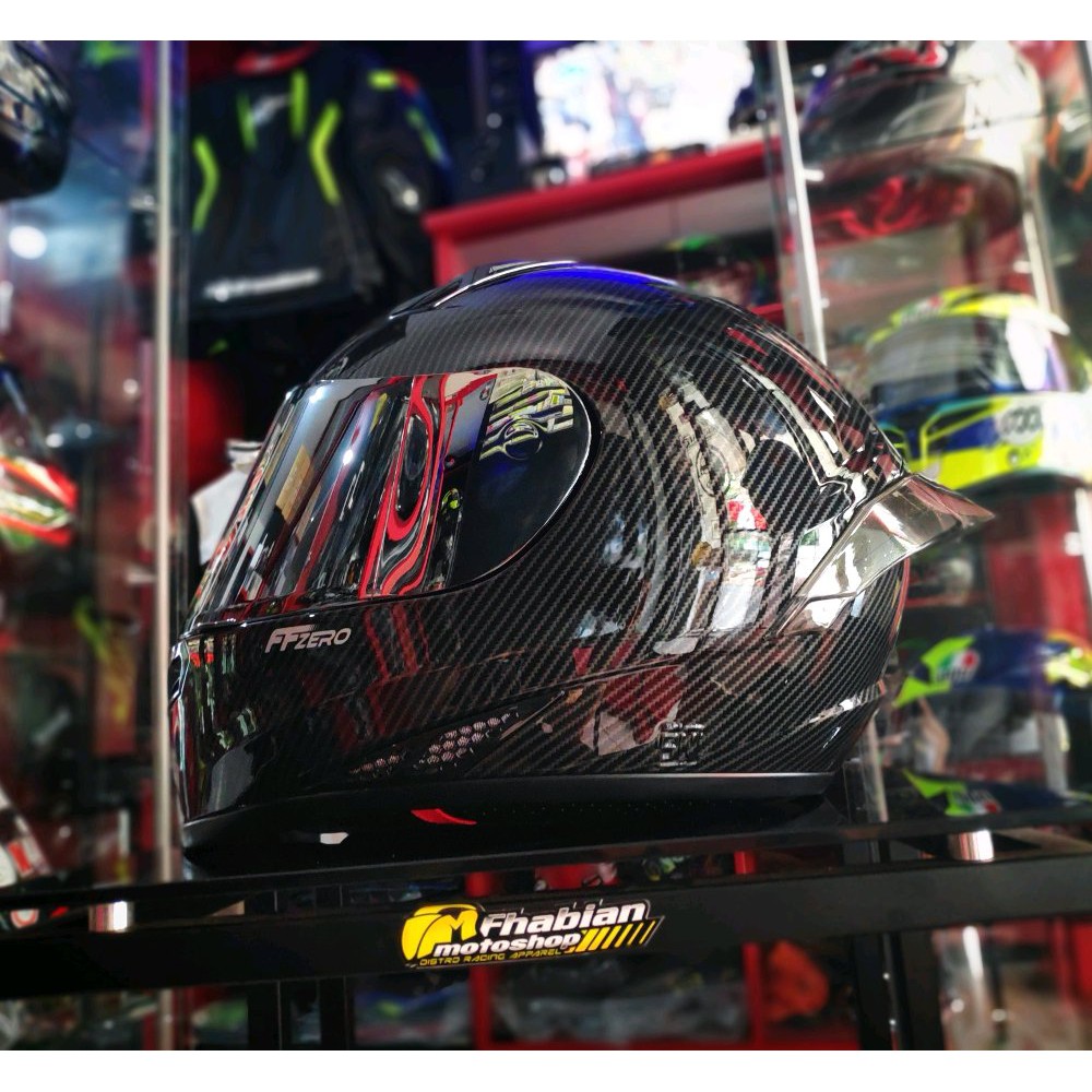 Helm RSV FFZERO Motif CARBON Paket keren Best Quality