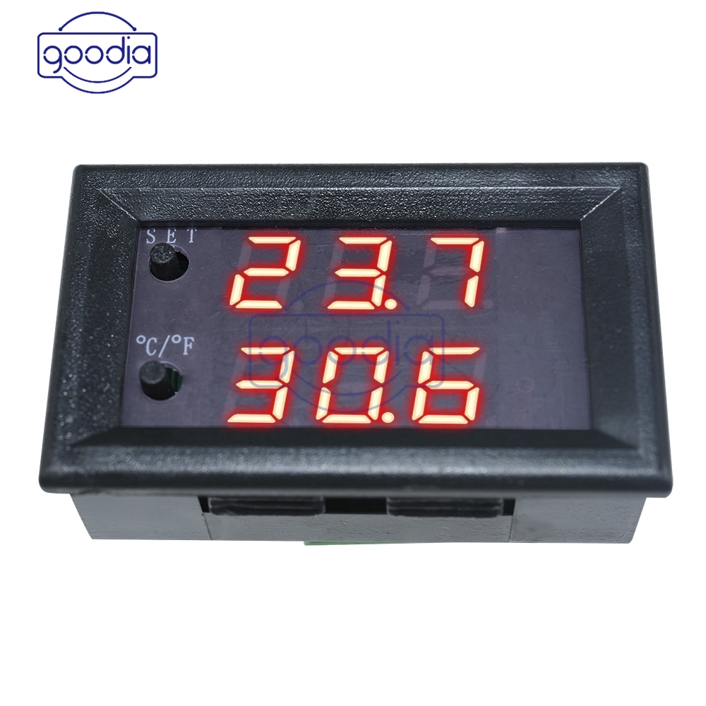 Termostat W1209Wk Digital Dc 12v Led Pengontrol Suhu - 50-110° C Sensor Dengan Probe