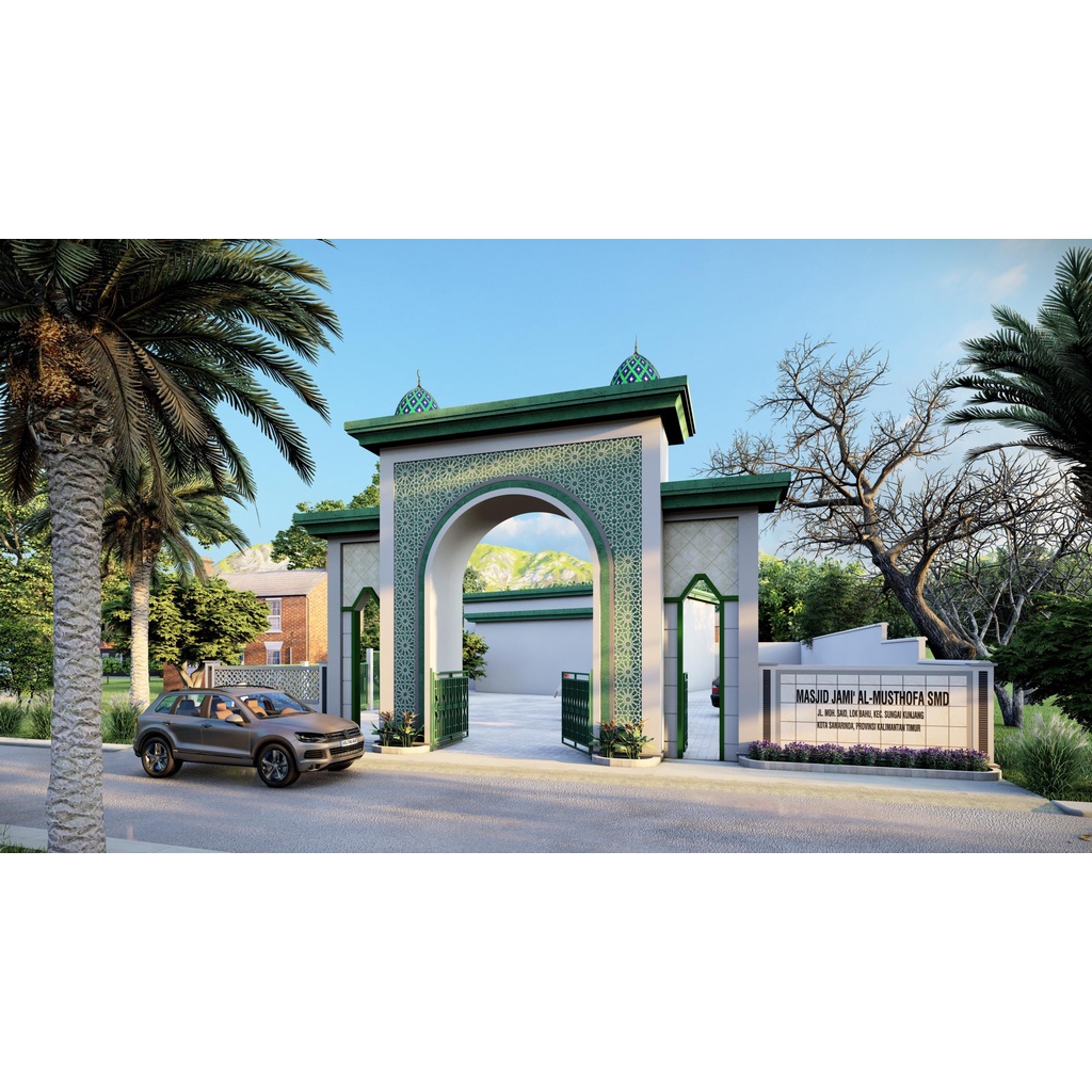 Jual GAMBAR KERJA DESAIN GAPURA MASJID | Shopee Indonesia