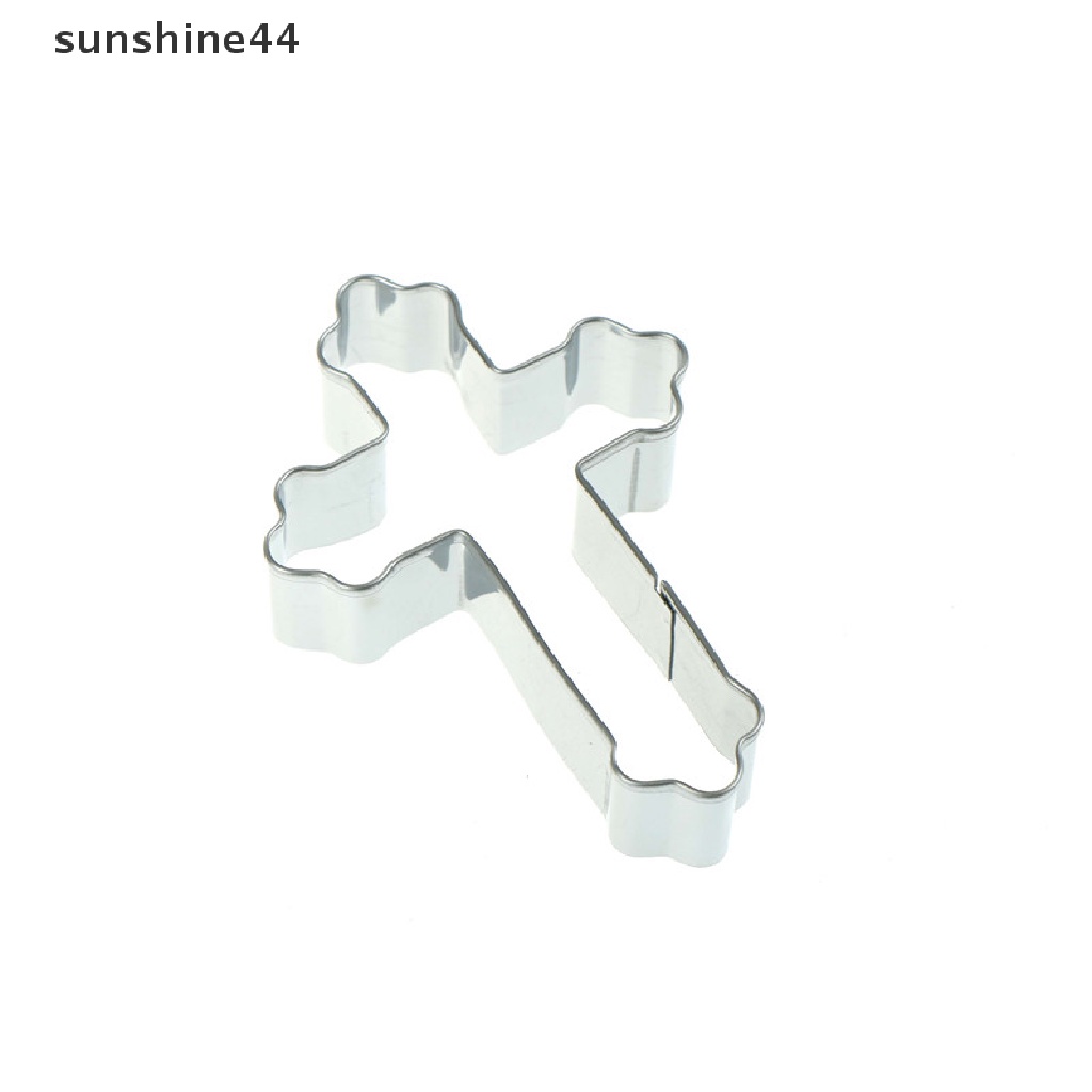 Sunshine Cetakan Biskuit / Cookies Bentuk Salib halloween Bahan stainless steel