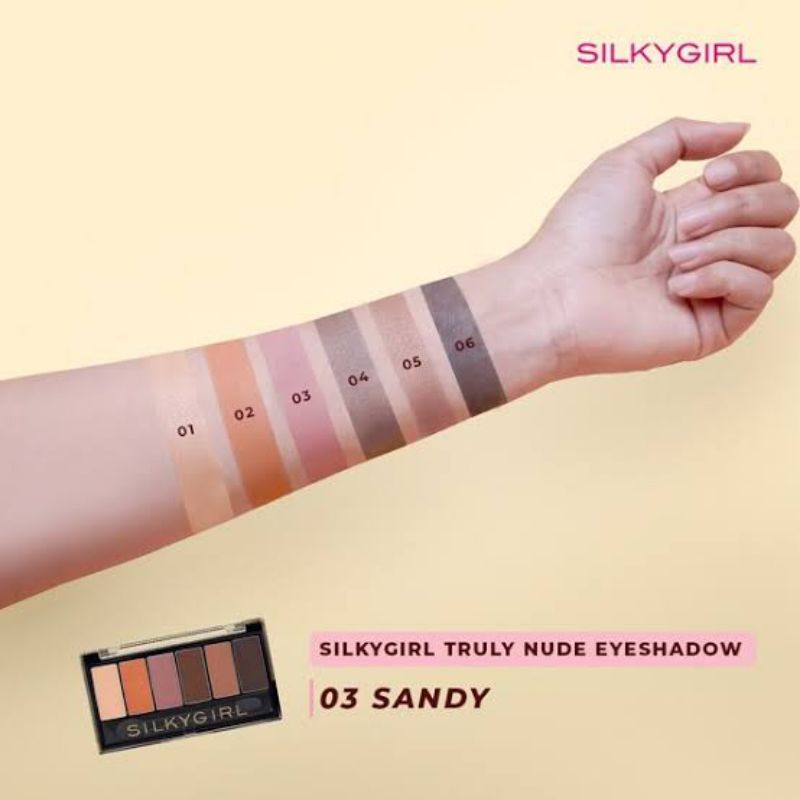 SILKYGIRL TRULLY NUDE EYESHADOW PALETTE 6 Gr @MJ