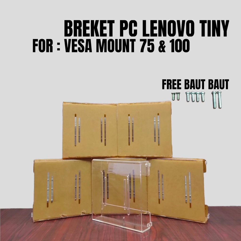 Stand Kaki Braket LCD LED Monitor dan Braket Breket PC Mini Lenovo Hp