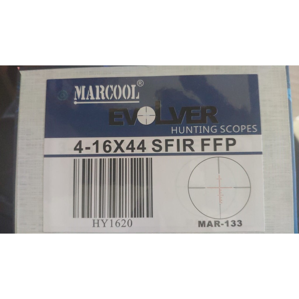 Teleskop Marcool evolver 4-16x44 SFIR FFP Terbaru limited edition HY-1620 TERBARU 2021