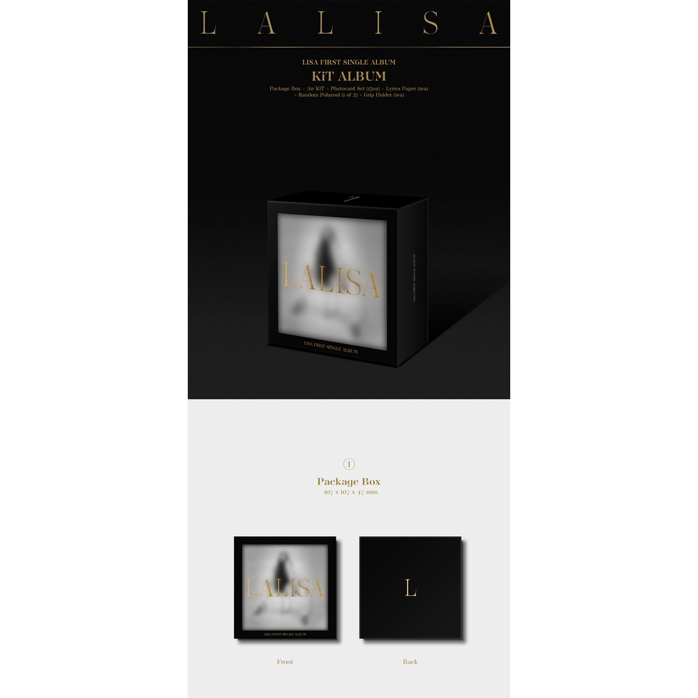 LISA - First Single Album LALISA (CD / KiT / SET)