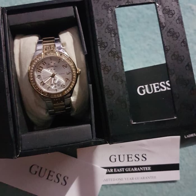 TURUN HARGA Jam tangan original guess authentic preloved bekas second original