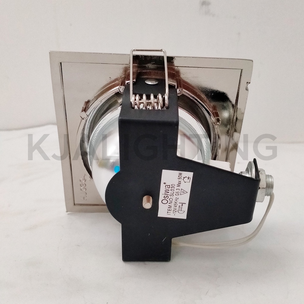 LAMPU DOWNLIGHT MR16 KOTAK KACA MINIMALIS SL-030 OSIWA