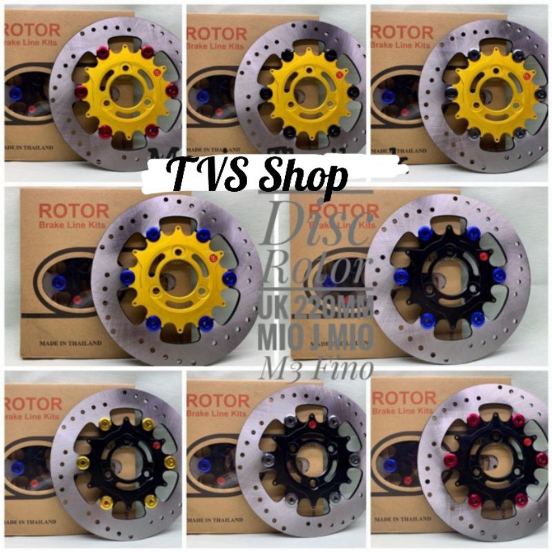 Disc Piringan Cakram disk Cakram Floating Rotor Brembo Thailand ukuran 220mm Mio j