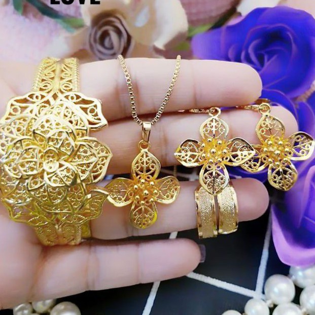 Xuping set perhiasan lapis emas 24k 3002m