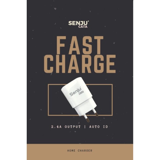 Charger Senju Cata Fast Charge IQ 2.4 A with auto id