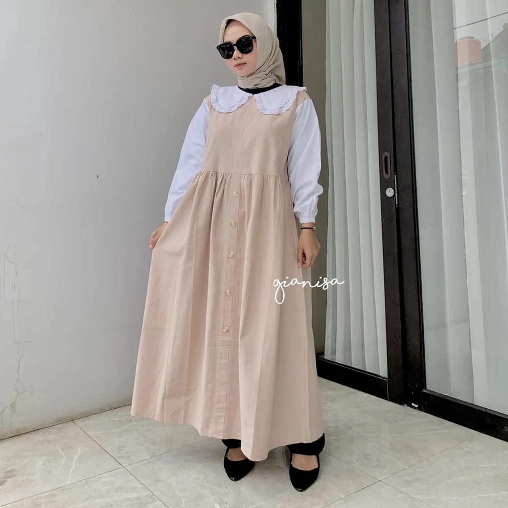 GIANISA | LORY DRESS / DRESS LINEN / DRESS KATUN / GAMISA POLOS / MIDI DRESS / BUSUI FRIENDLY / LENG