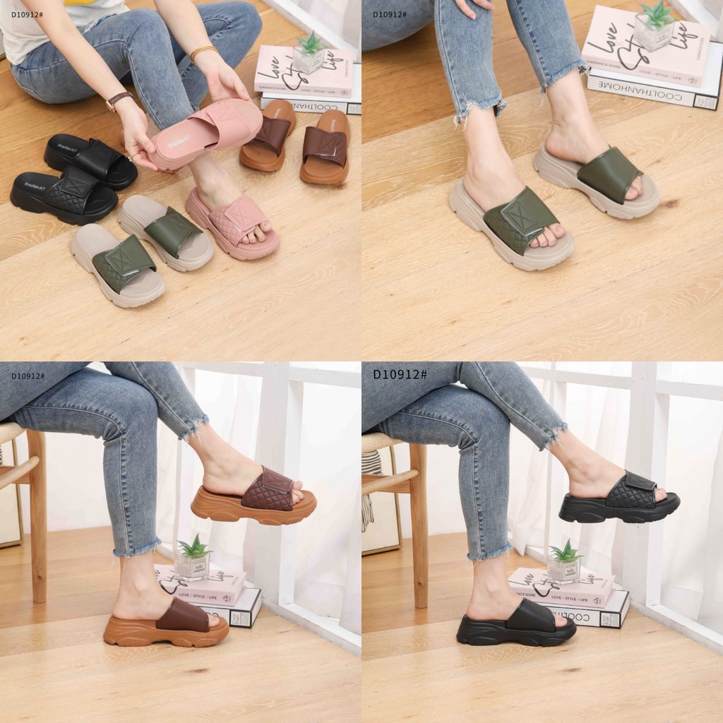 Slippers For Women With Rubber Sandal D10912