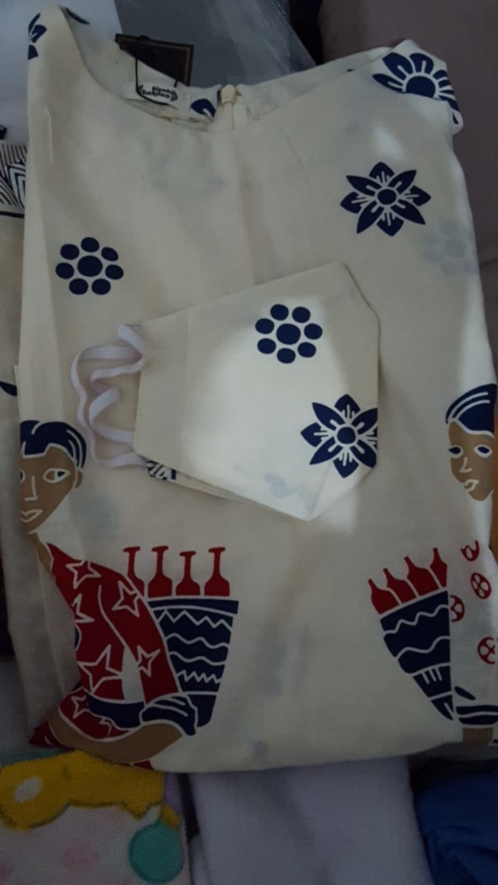 Blus Jamu Top Blouse Batik Kerja Wanita Murah Solo Jumputan Handmade Kombinasi Lurik