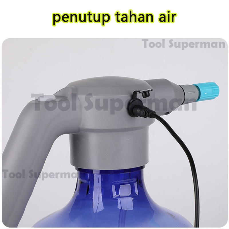 Tool Superman 3Liter Botol Spray Elektrik Botol Spray Elektrik,menyirami taman,kaleng penyiram listrik,Satu sakelar kunci