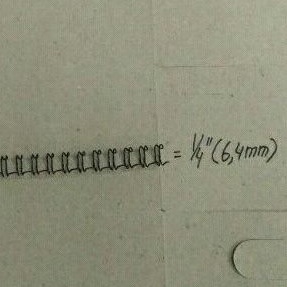 

Spiral Kawat Jilid A4 34 Loops Hitam