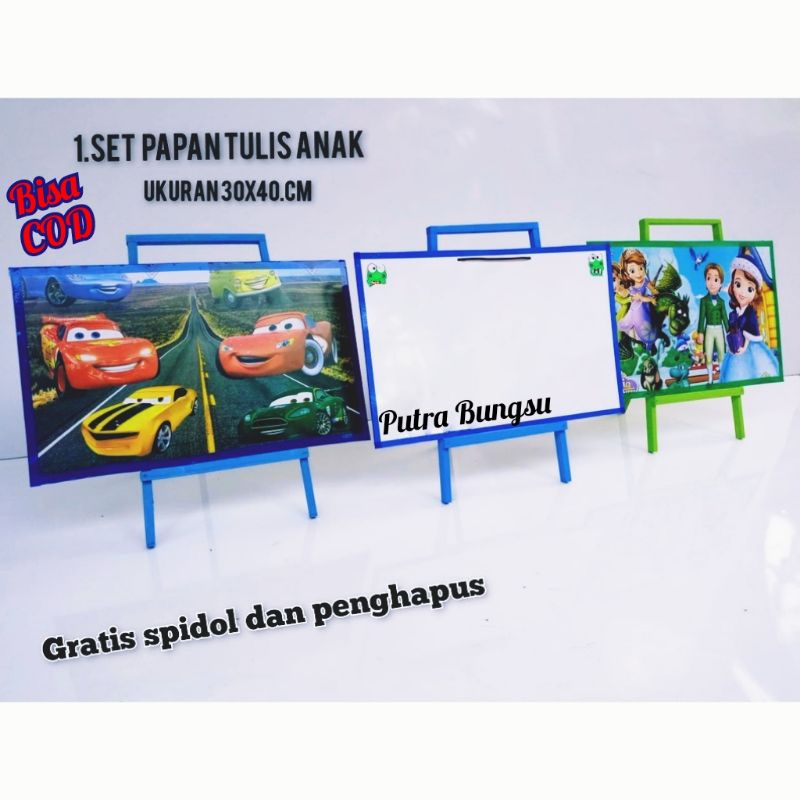 

✔️✔️White Board Papan Tulis anak/Papan Tulis Anak Dengan Penyangga/Papan Tulis Belajar Anak Ukuran 30x40cm/White Board Anak/Paket Hemat Papan Tulis Anak Dan Penyangga/Gratis Spidol Dan Penghapus