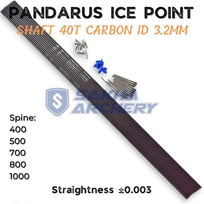 Arrow Carbon Pandarus Mirip Easton X10 Spine 600 s/d 1000 Belum Rakit