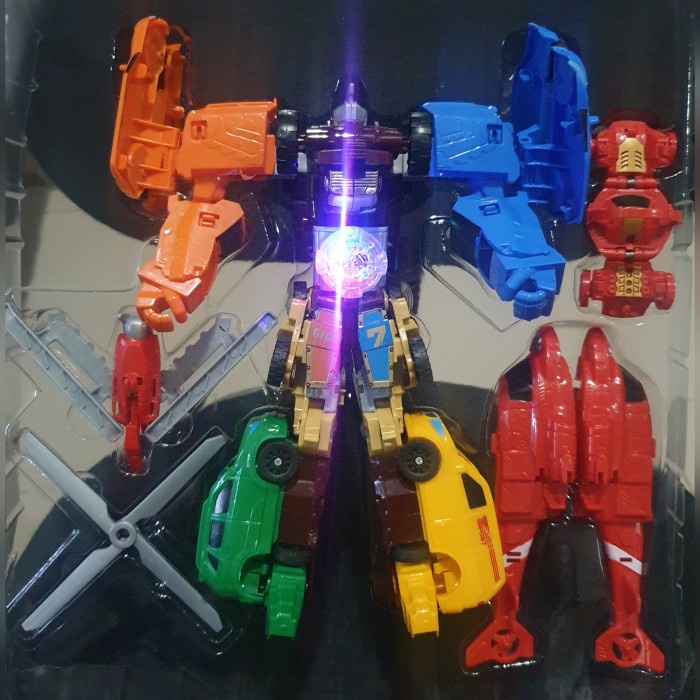 mainan Tobot giga 9 - robot tobot ada lampu