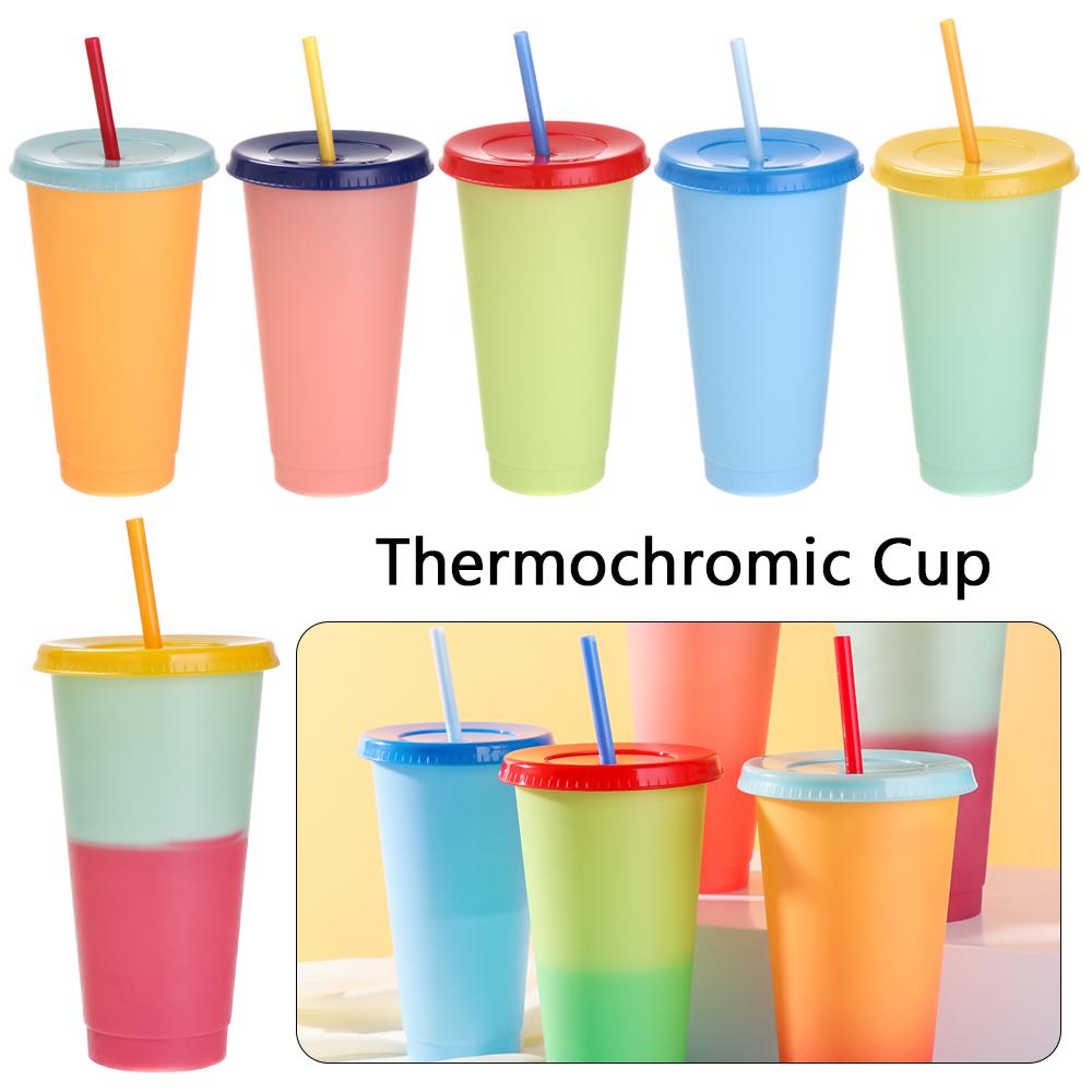Suyo Drink Ware Fashion Berubah Warna Suhu Gelas Plastik
