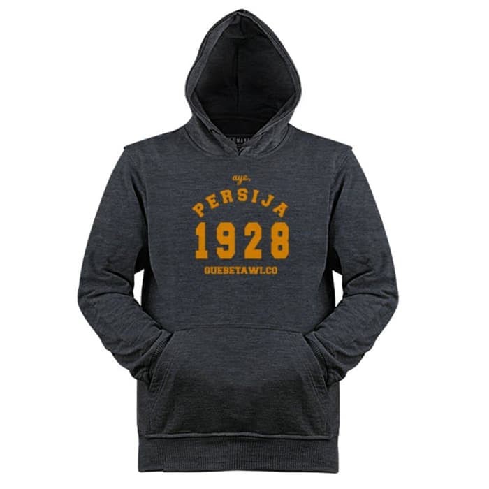 HE246 Jaket Hoodie Sweater Jumper Persija Aye 1928 Gue Betawi Jakmania