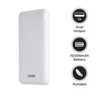 [ ORIGINAL ] POWER BANK 10.000MAH SLIM MURAH 100% ORIGINIAL OASE GARANSI RESMI MURAH