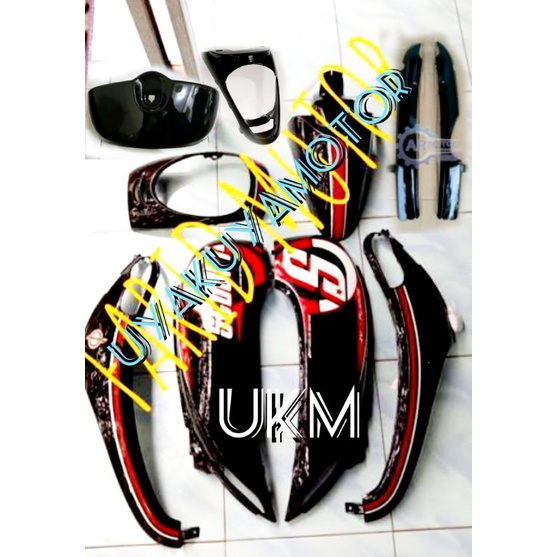 promo murah full body halus scoopy fi hitam sporty 2015-2016