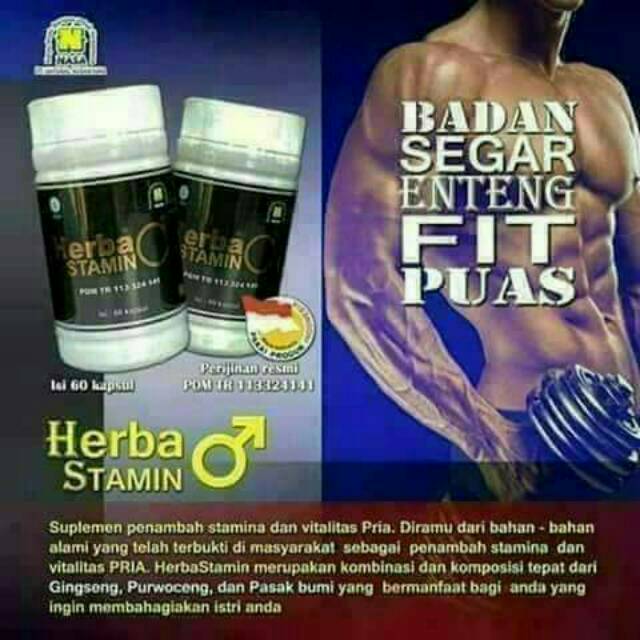 Herbastamin Suplemen Penambah Stamina Pria/Herbal Nasa