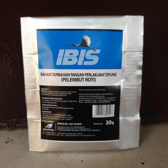 

Ht62D Satuan Ibis Blue Bread Softener 20 Gram Ht52Hh