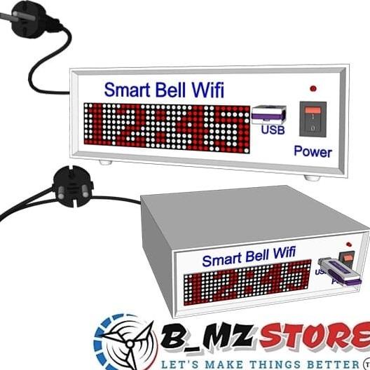 Bell Sekolah Otomatis - Bell Pabrik - Smart Bell Wifi