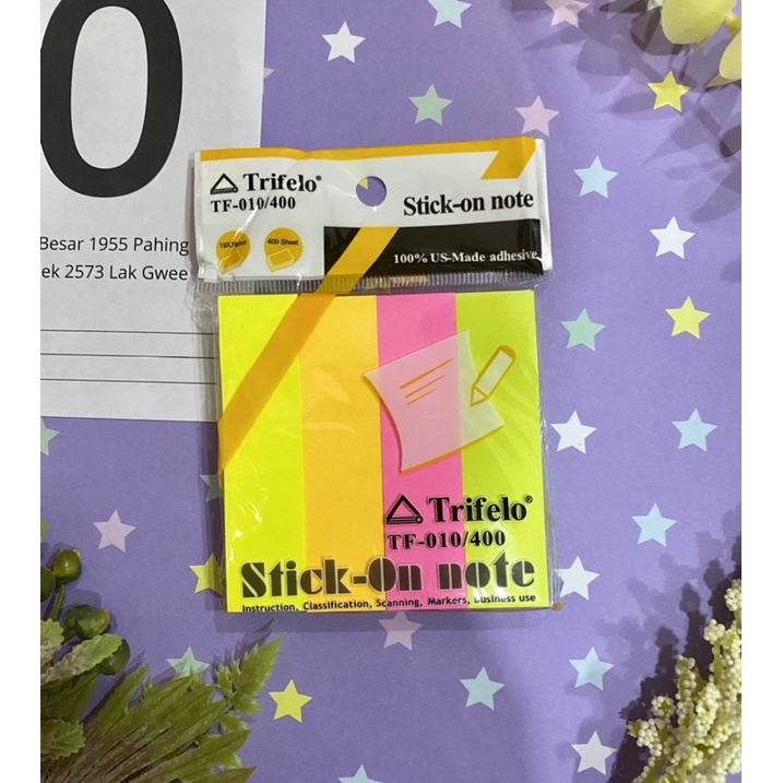 

TRIFELO STICK ON NOTE TF-010 400 LEMBAR