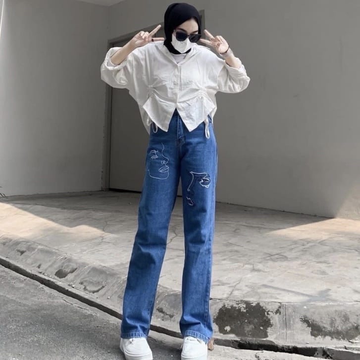 Syiril Seril Oversize Top | Atasan Wanita Terbaru