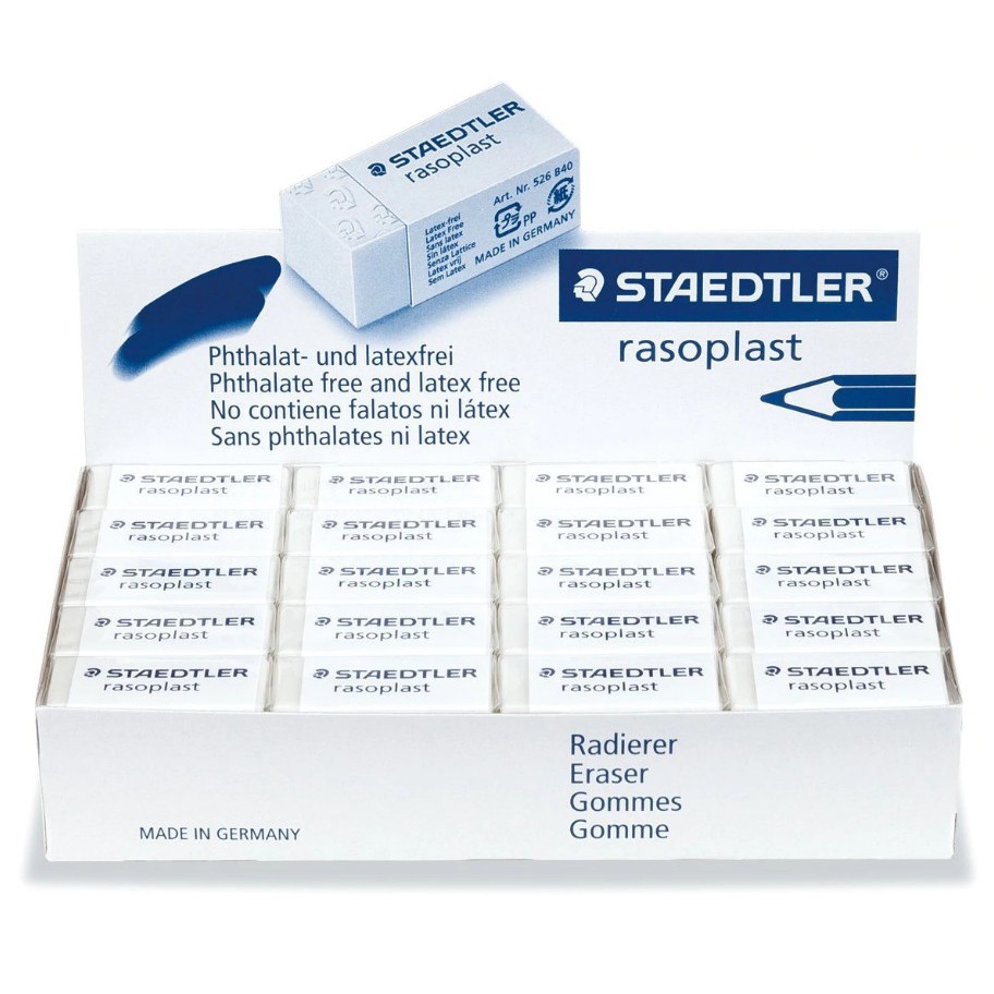 

Staedtler 526 B40 Rasoplast Eraser ( 1 Pack - 40 Pcs )
