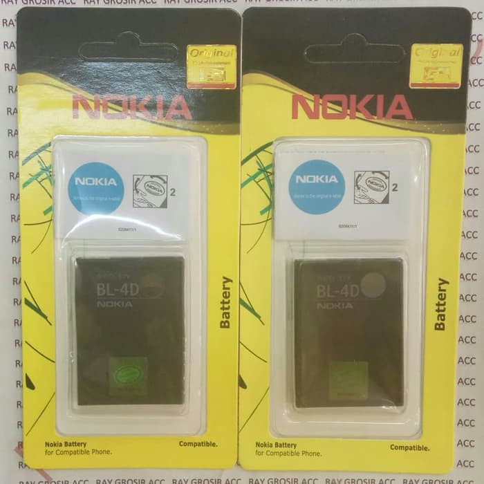 Baterai Original NOKIA BL-4D BL 4D BL4D E5 E7 702T N8 N97 Mini