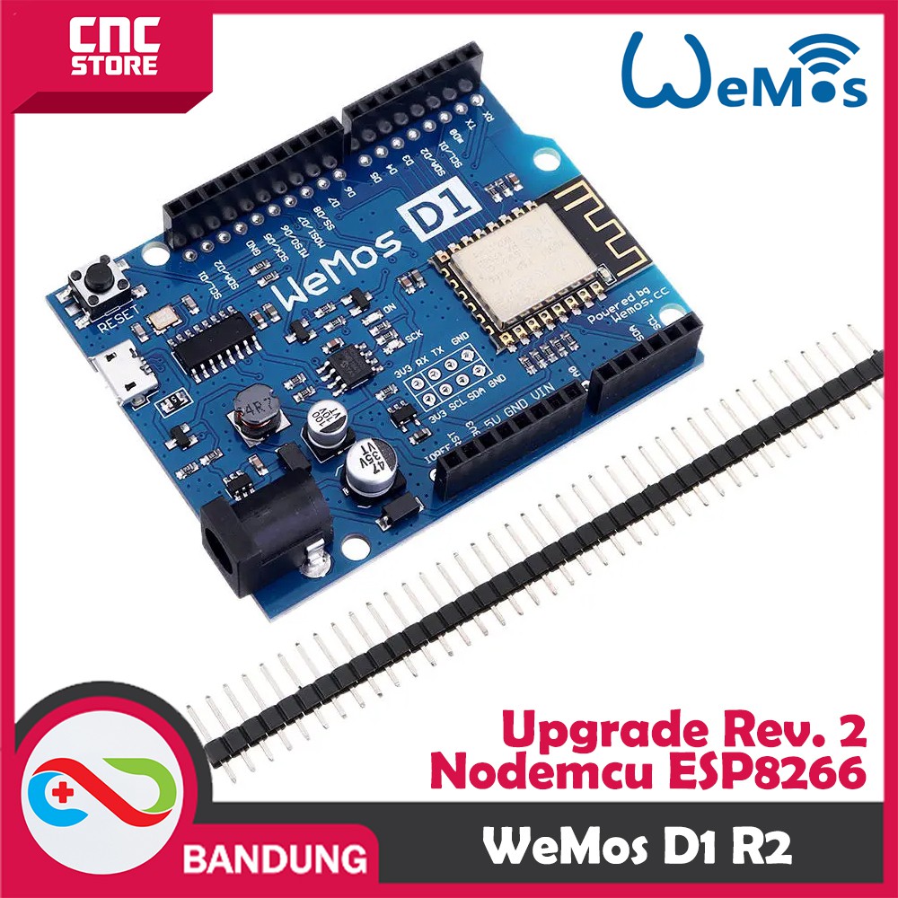 WEMOS D1 R2 WIFI ESP8266 UNO BASED BOARD DEVLOPMENT NODEMCU 4MB FLASH UPGRADE VERSION