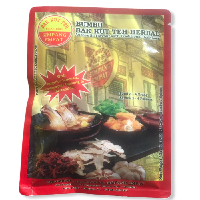 

(BISA COD) Bak Kut Teh Simpang Empat Herbal