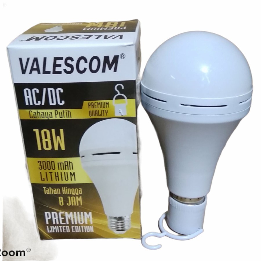 COD BOHLAM Lampu LED Emergency Valescom Premium 18 Watt /LAMPU VALESCOM 18W AC/DC//BOHLAM LAMPU SENTUH NYALA VALESCOM 18 WATT