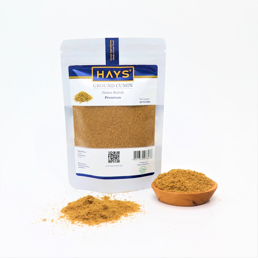 Jinten Bubuk Murni /Jintan putih bubuk /Cumin Powder /Ground Cumin- HAYS