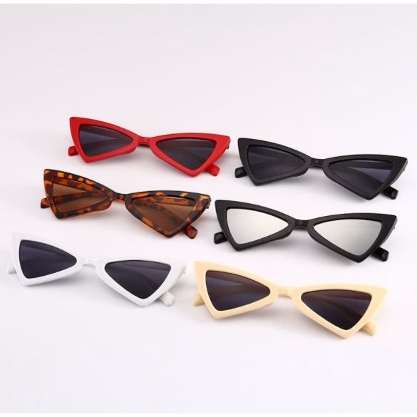 BV.ID KC174 KACAMATA WANITA HITAM WANITA MODEL KOREA ULZZANG RETRO CAT-EYE SEGITIGA COD