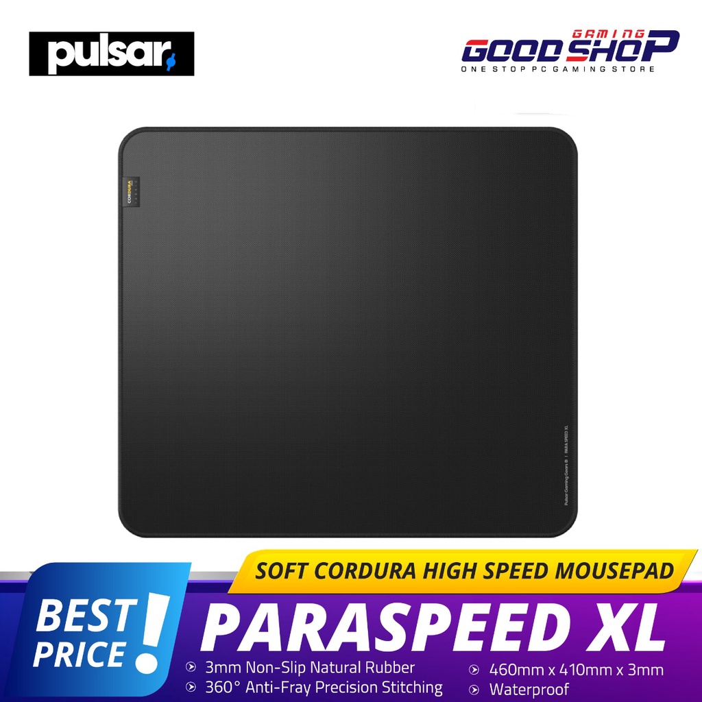 Pulsar ParaSpeed XL soft CORDURA (High Speed) - Gaming Mousepad