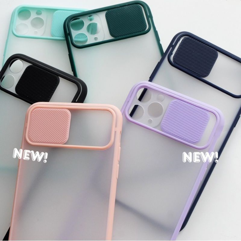 OPPO A54 NEW 2021 - CASE SLIDE CAMERA PROTECTION WARNA CANDY