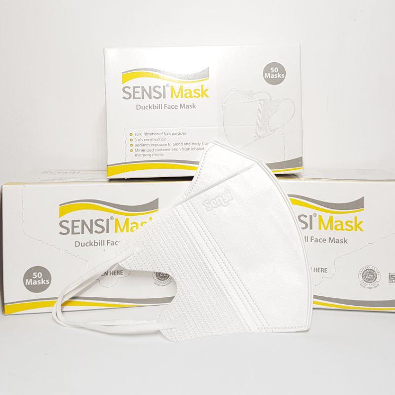 Masker Duckbill Sensi Embos 3ply isi 50PCS