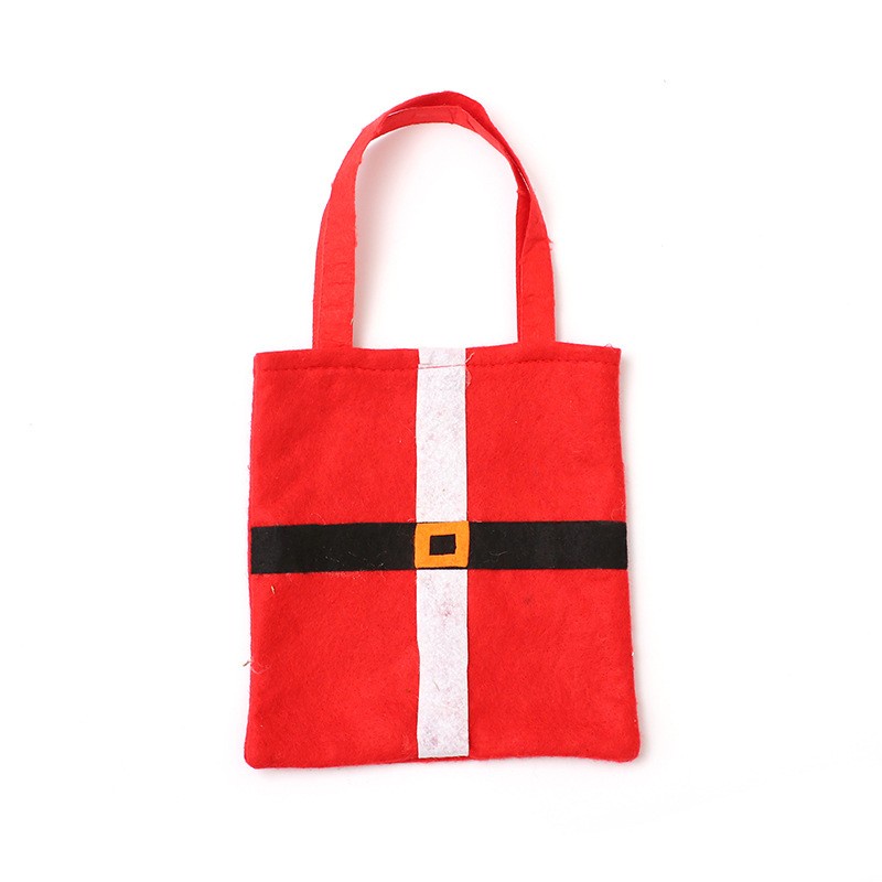 TASA tas natal santa claus goodie bag christmas flanel bingkisan hand