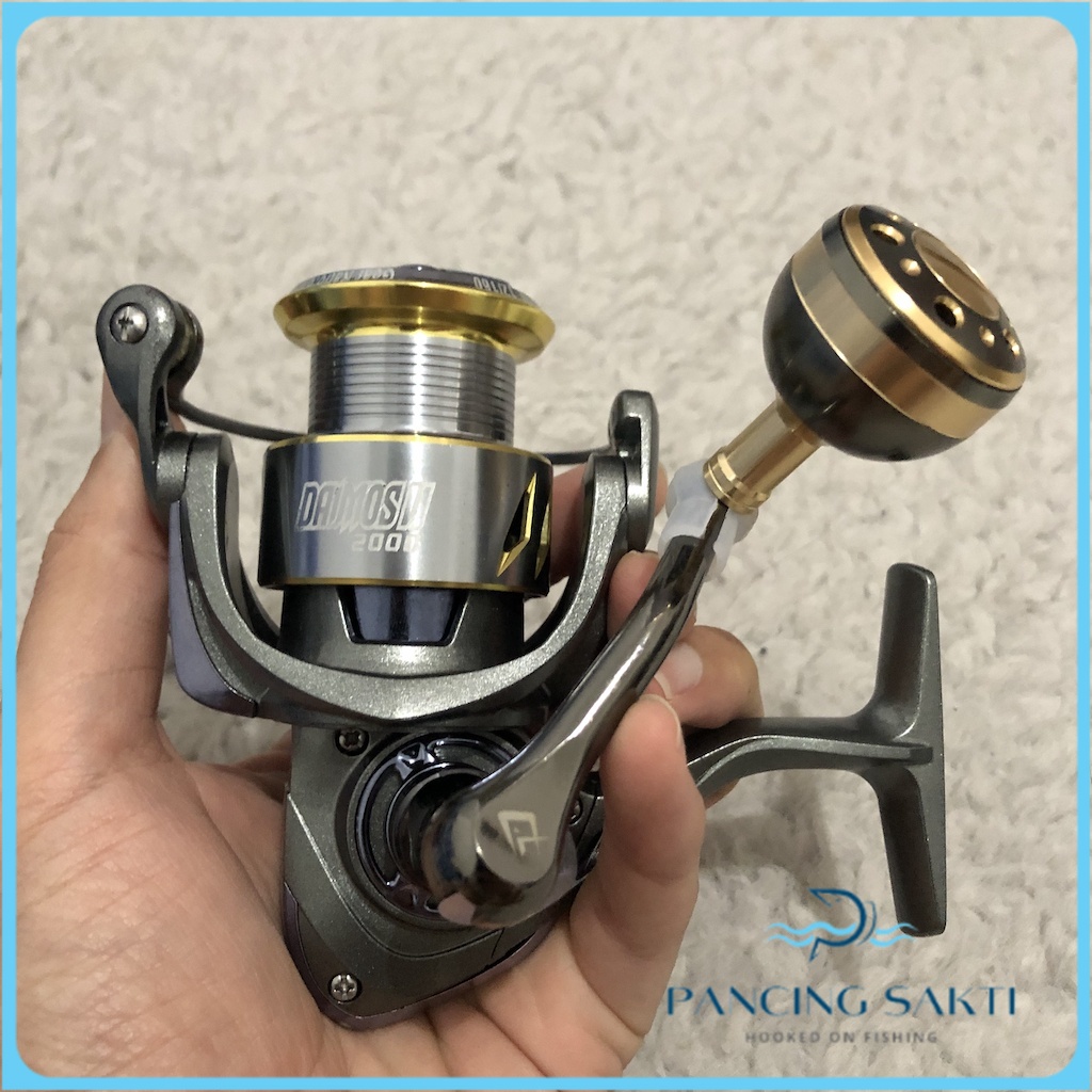 Reel Pancing DAIDO Daimos II 2000 Power Handle Bonus Handel Knob Knop Max Drag Besar Katrol Kerekan 