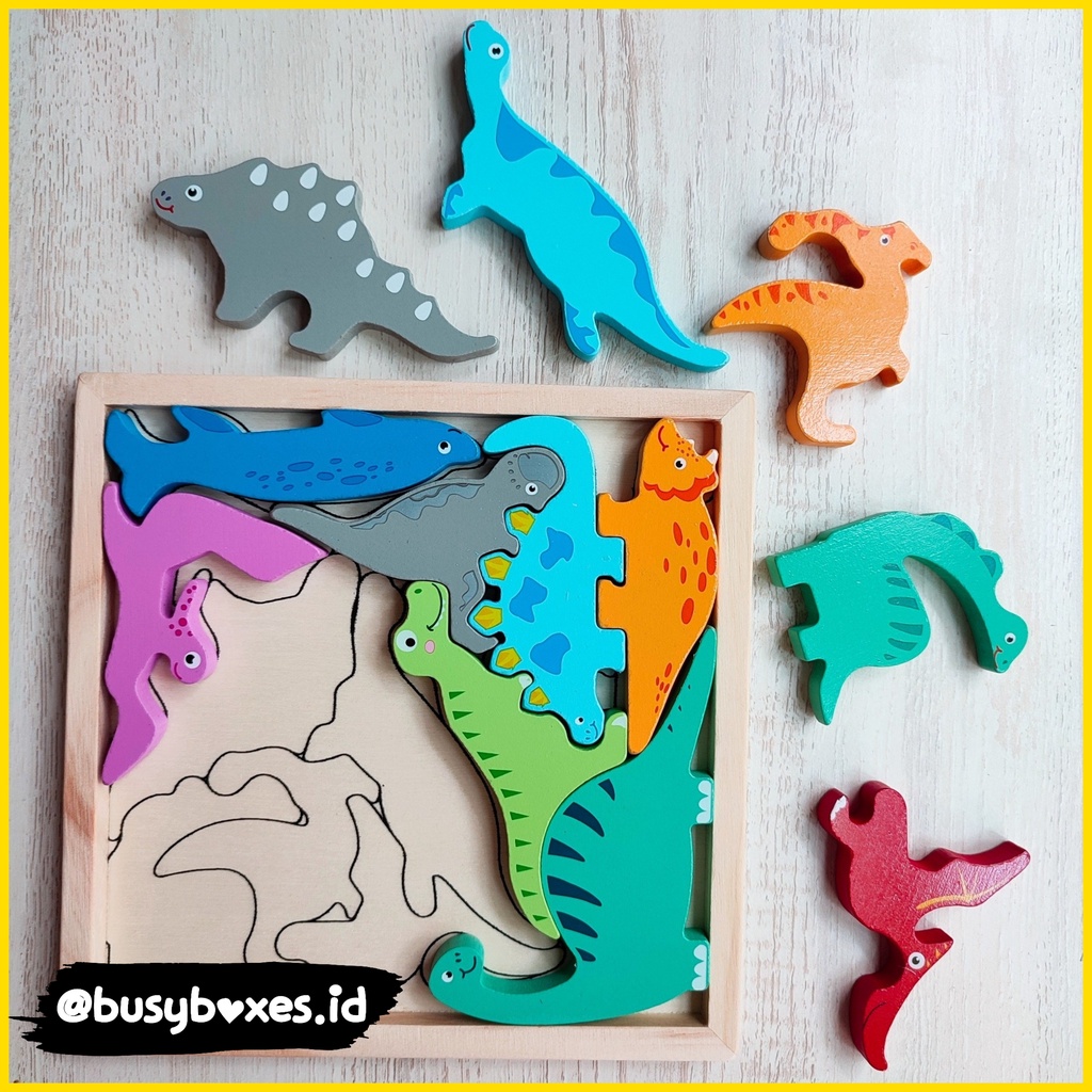 [busyboxes.id] puzzle 3D dinosaurus