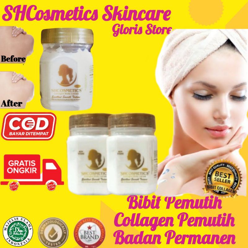 [COD] Ceam Pemutih Badan Permanen Pria Dan Wanita Bibit Pemutih Badan Collagen Lotion Pemutih Badan 