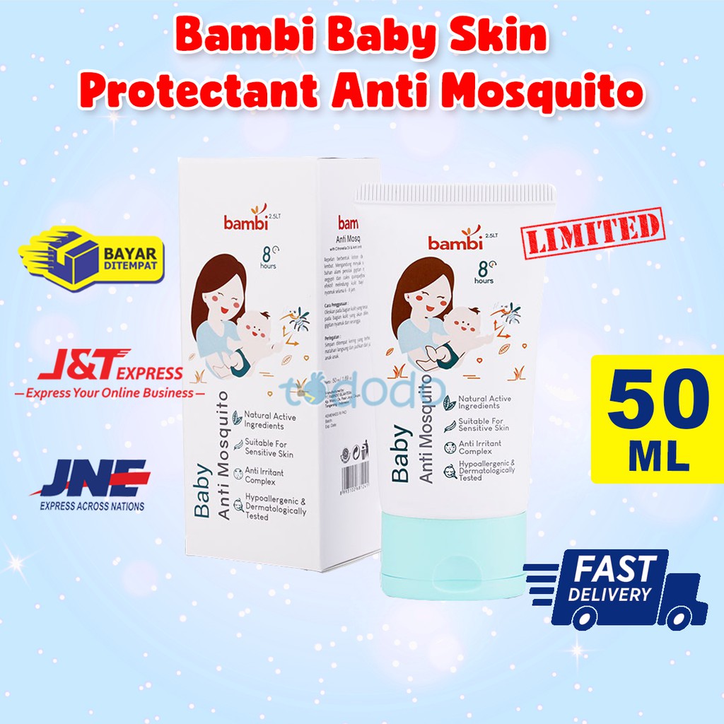 Bambi Skin Protectant Anti Mosquito - Lotion Anti Nyamuk 50ml